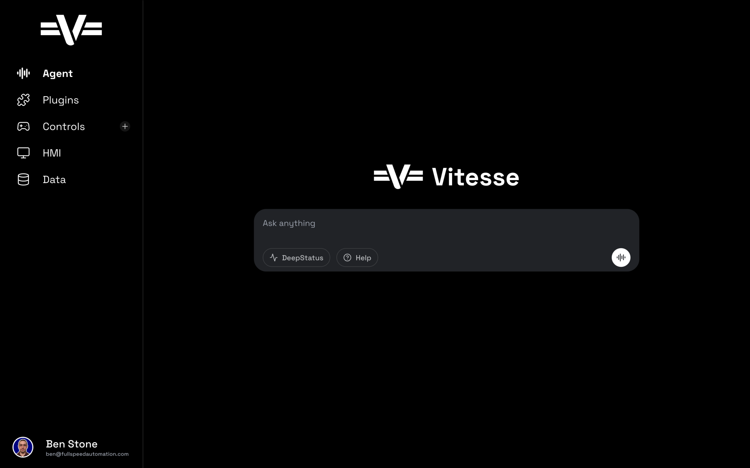 Vitesse Full Speed Automation - Revolutionize Your Automation Process - agent page