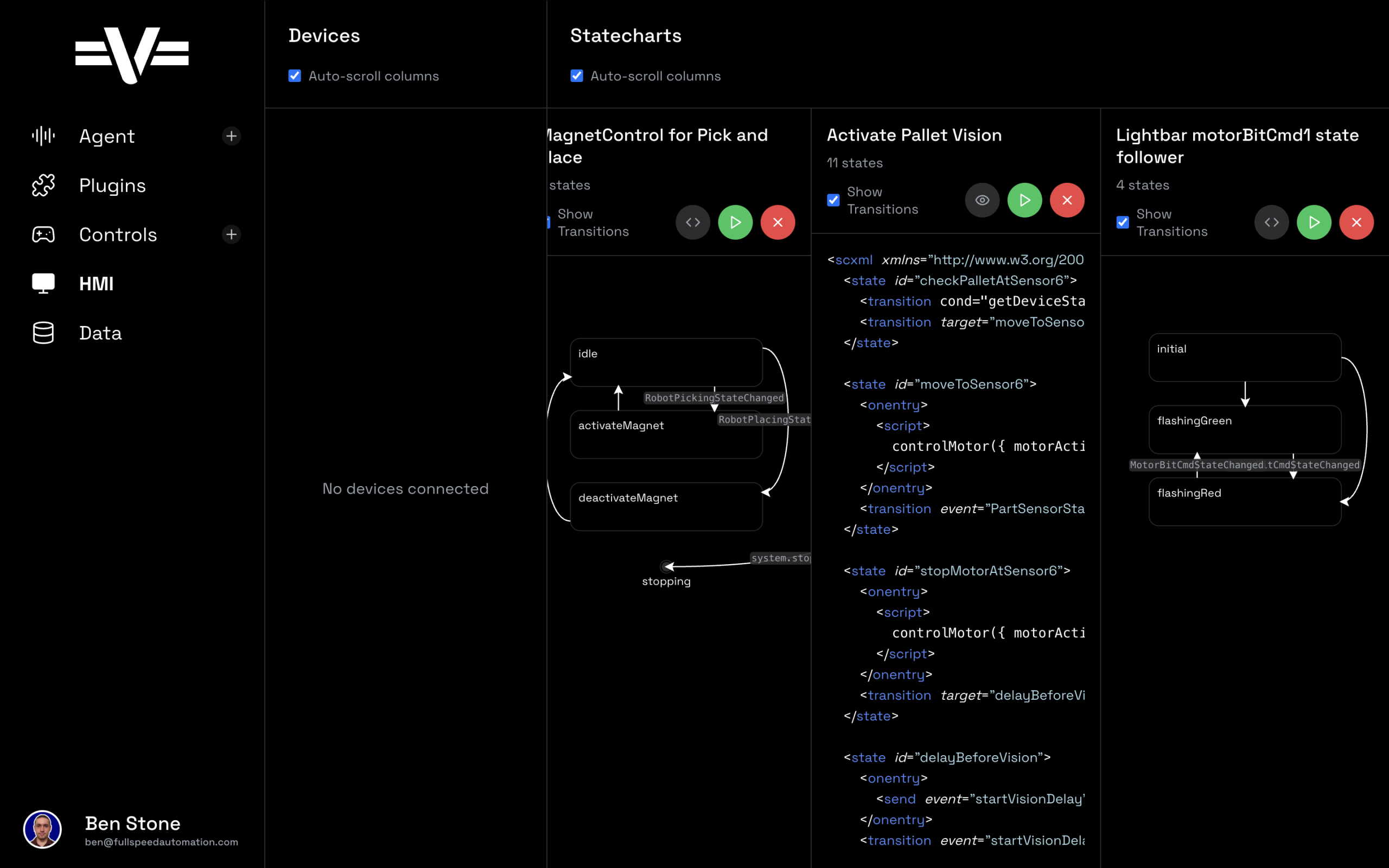 Vitesse Full Speed Automation - Revolutionize Your Automation Process - hmi code view
